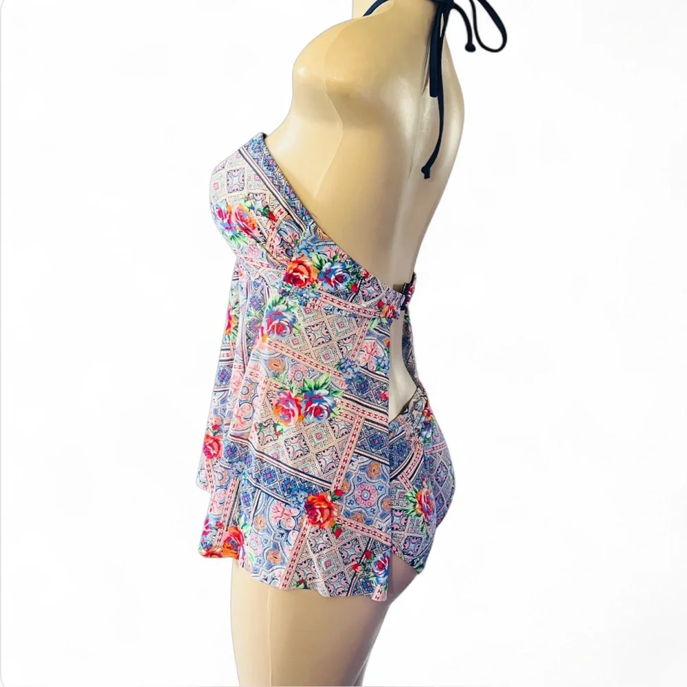 GOTTEX BY Profile Blush Turkish Delight Flyaway Tankini Top  & Bikini Bottom